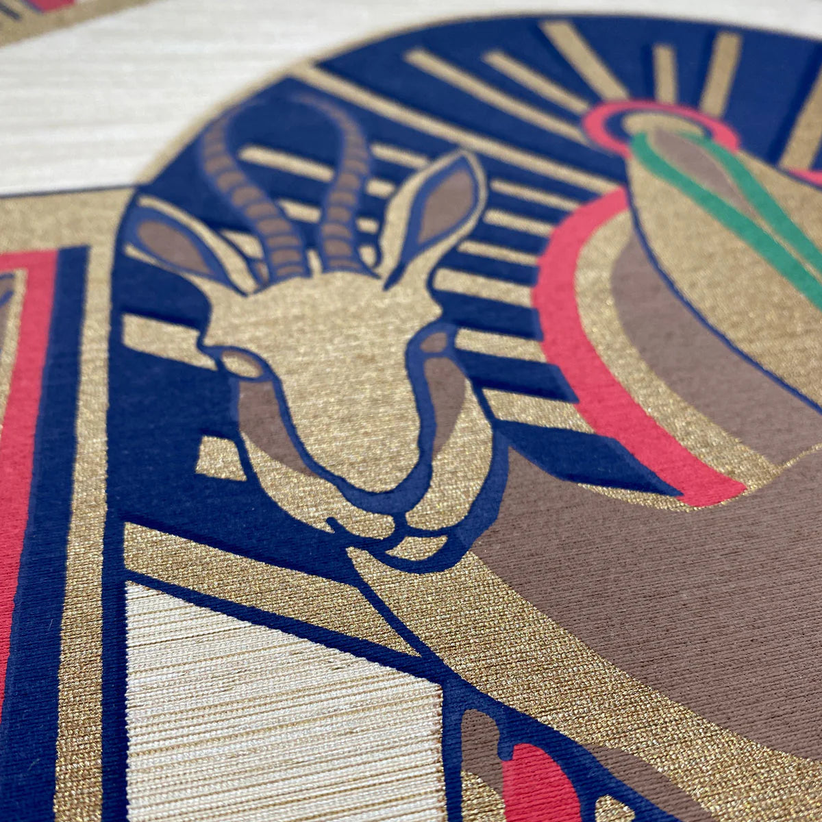 Blues Fantasia Superwide Textile Wallcovering