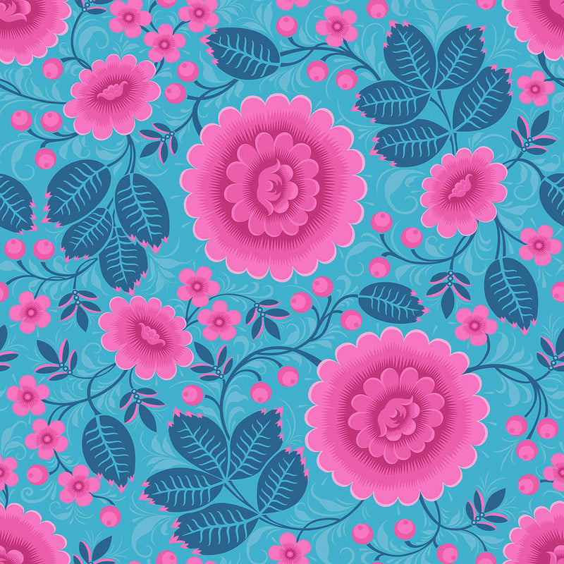 Velina Tropical Wallpaper by Olenka Design