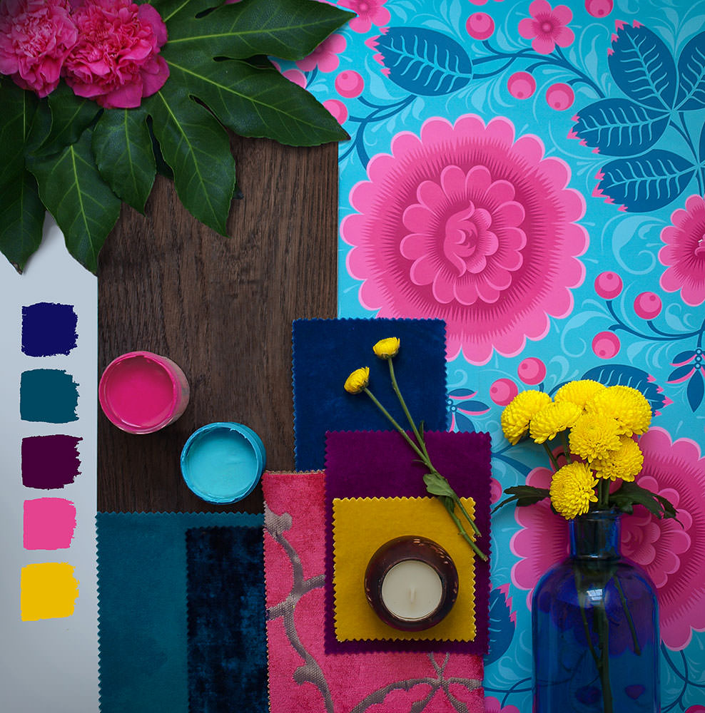 Velina Tropical Wallpaper