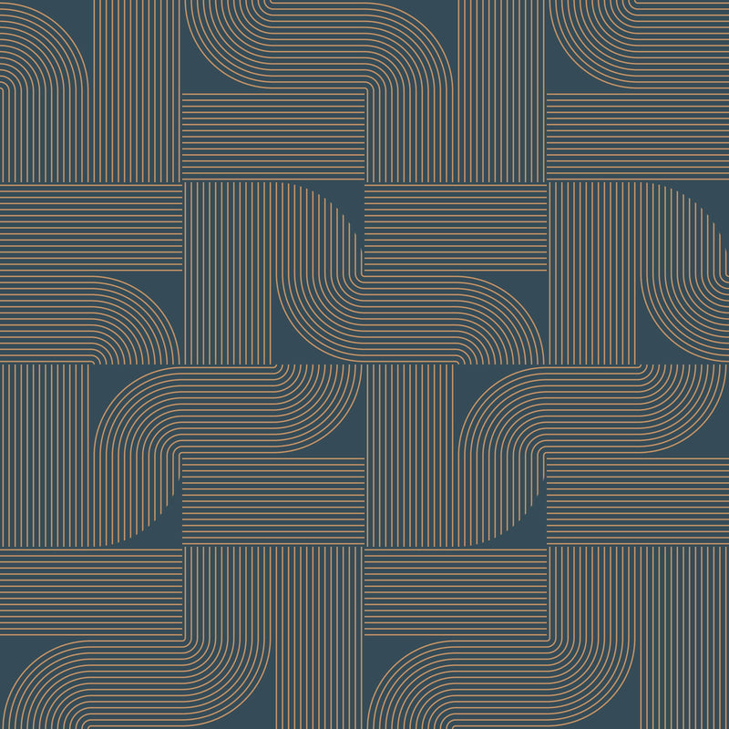 Softness Geometric Wallpaper by Caselio