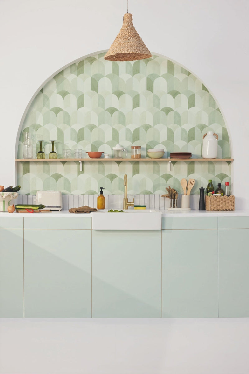 Bandol Arch Wallpaper by Caselio
