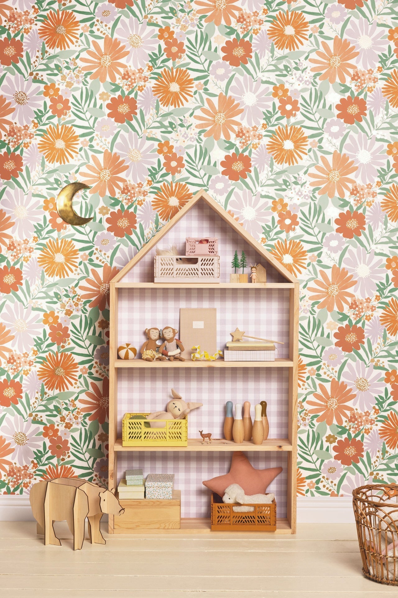 Marguerite Floral Wallpaper