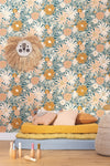 Marguerite Floral Wallpaper by Caselio
