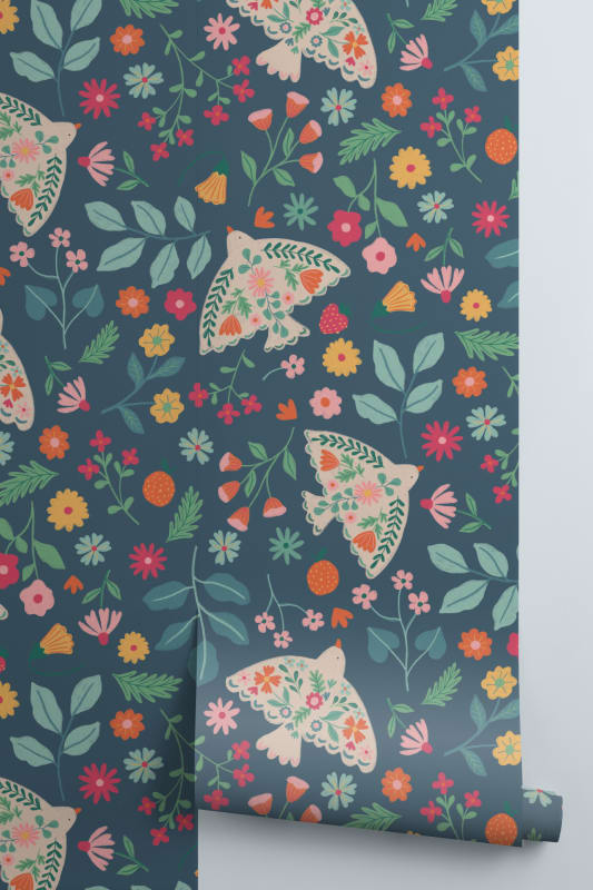 Whirly Wallpaper by Hovia