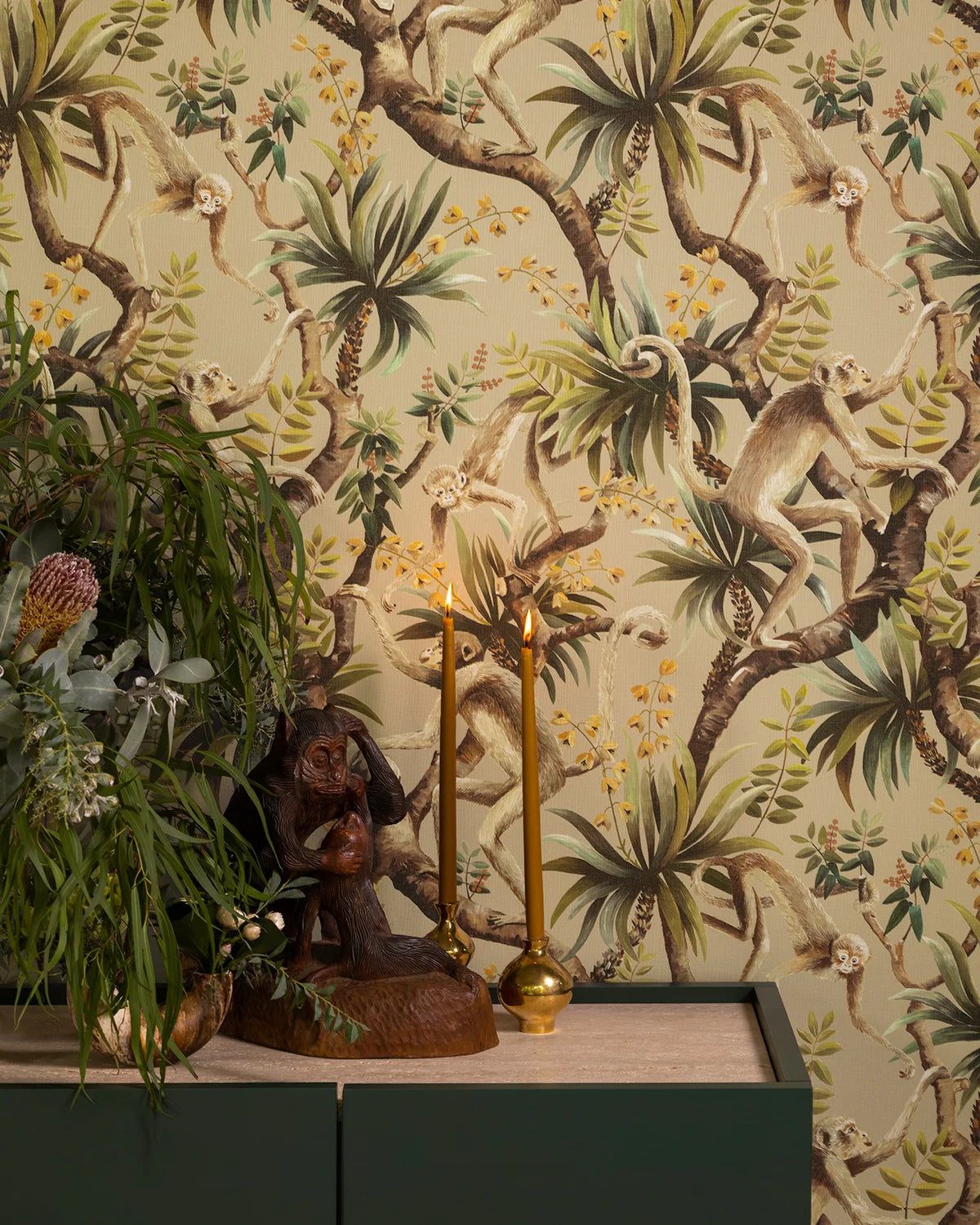 Monkey Business Wallpaper - Catherine Martin X Mokum