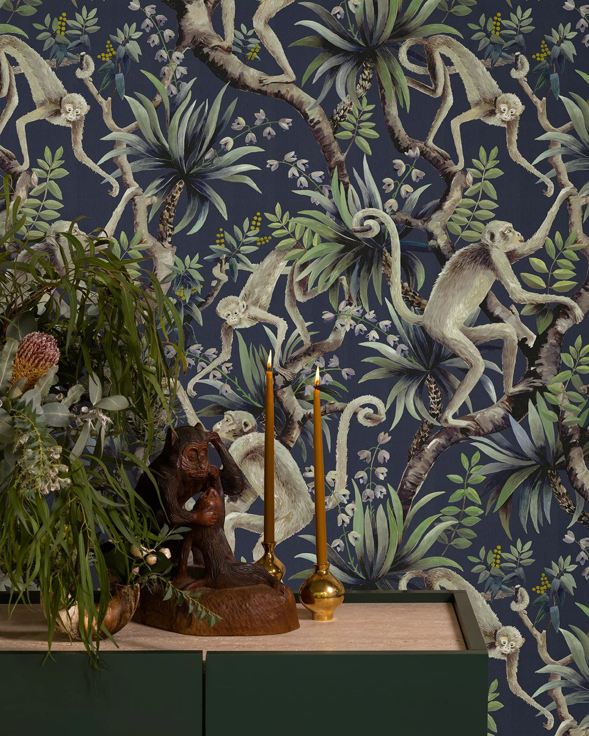 Monkey Business Wallpaper - Catherine Martin X Mokum