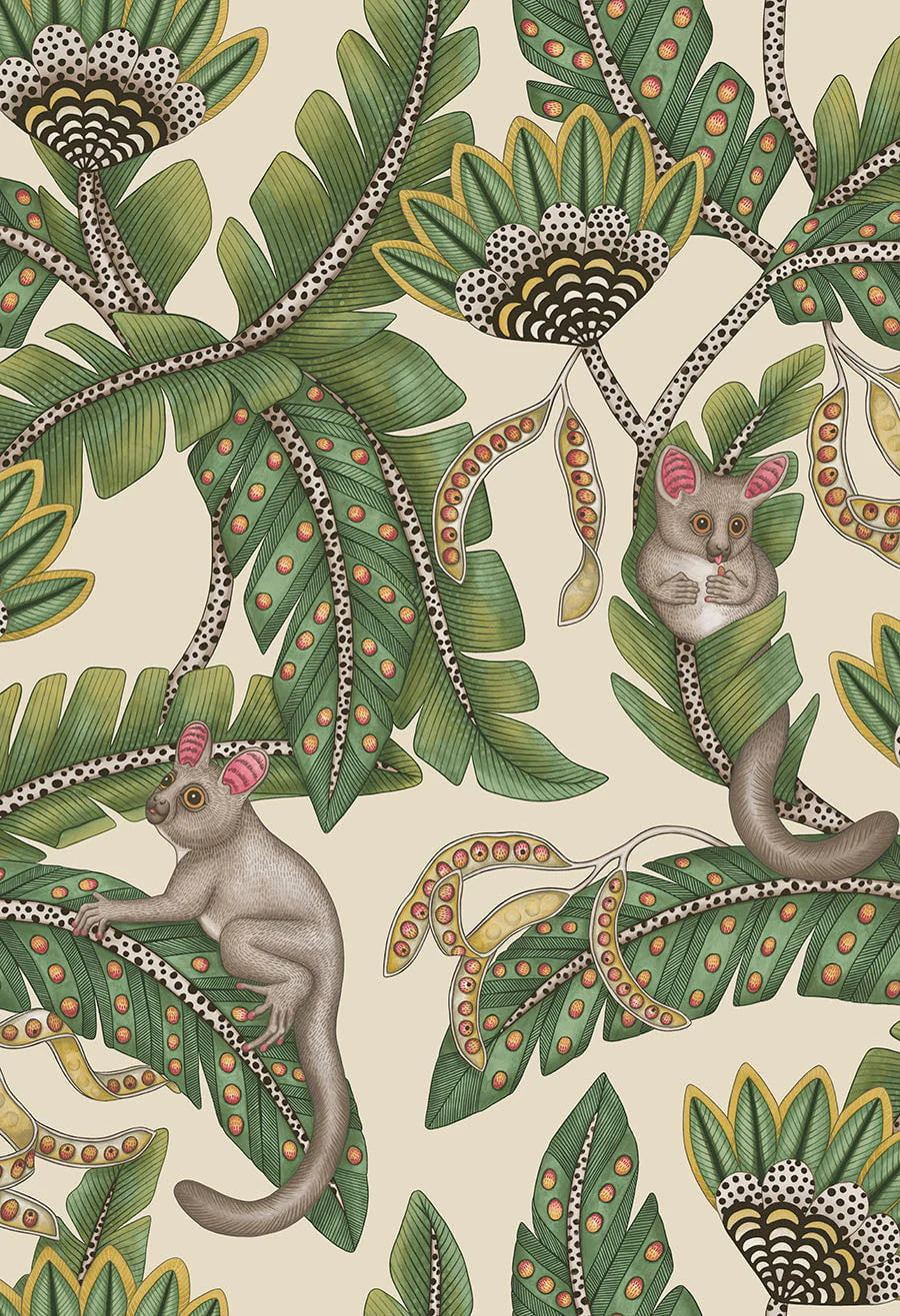 Bush Baby Wallpaper by Cole & Son