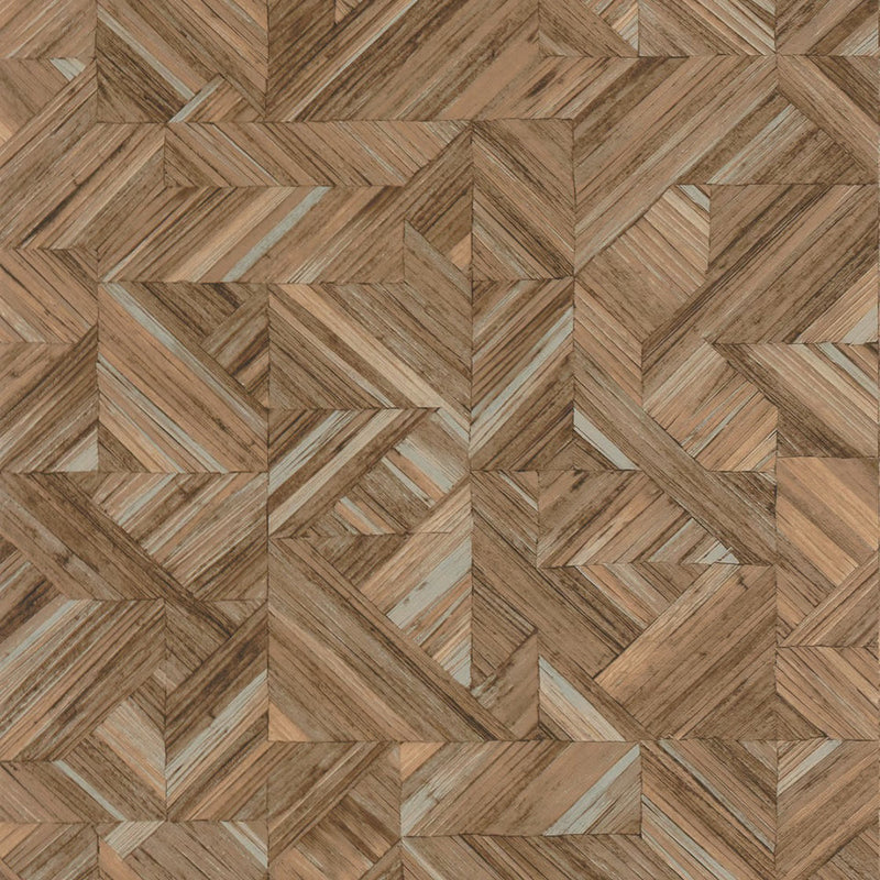 Paille Wood Wallpaper by Casadeco