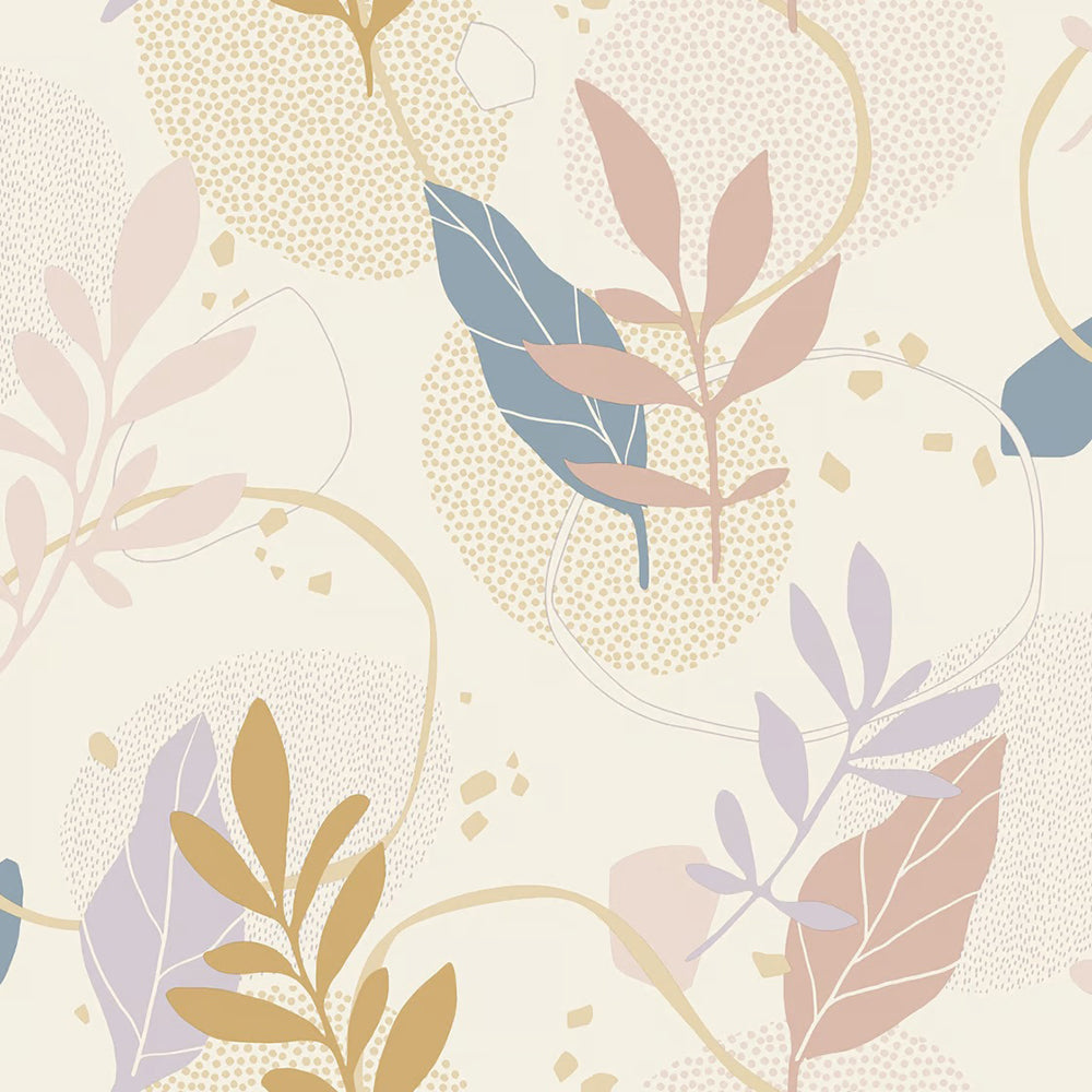 Be Yourself Leaf Wallpaper