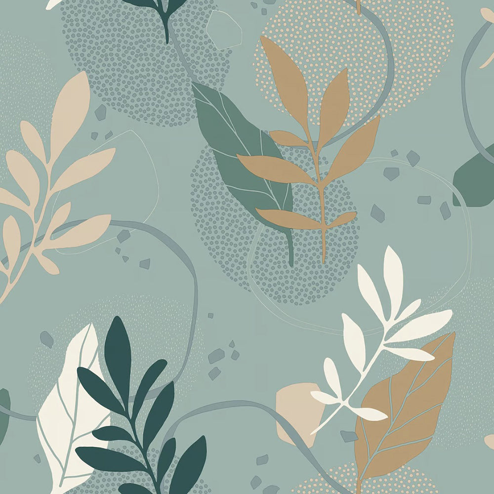 Be Yourself Leaf Wallpaper