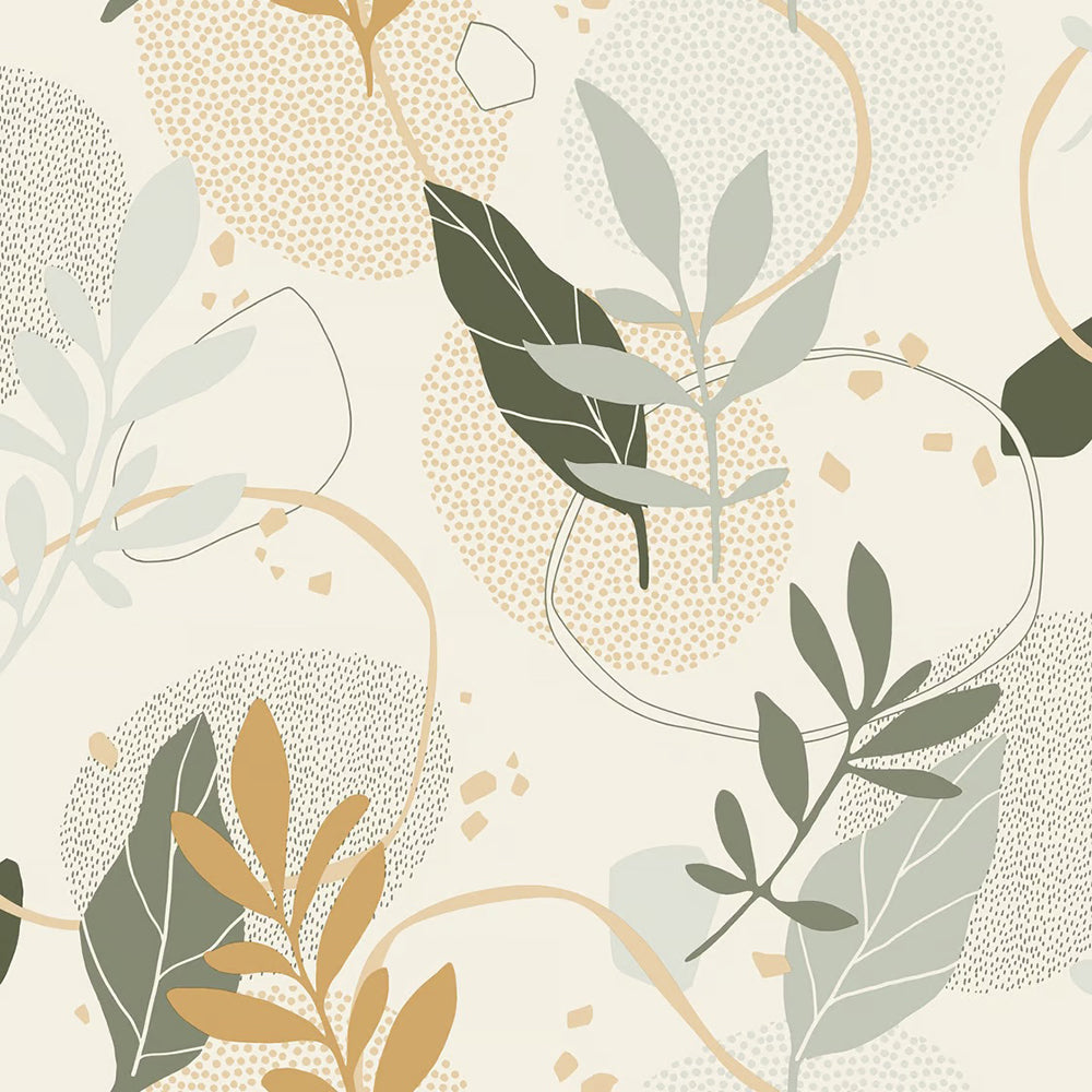 Be Yourself Leaf Wallpaper