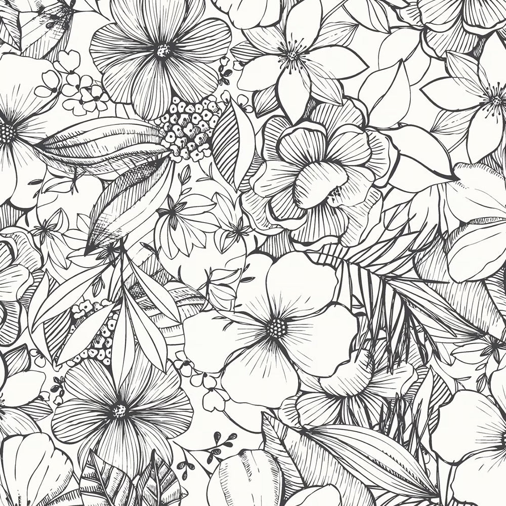 California Dreaming Floral Wallpaper