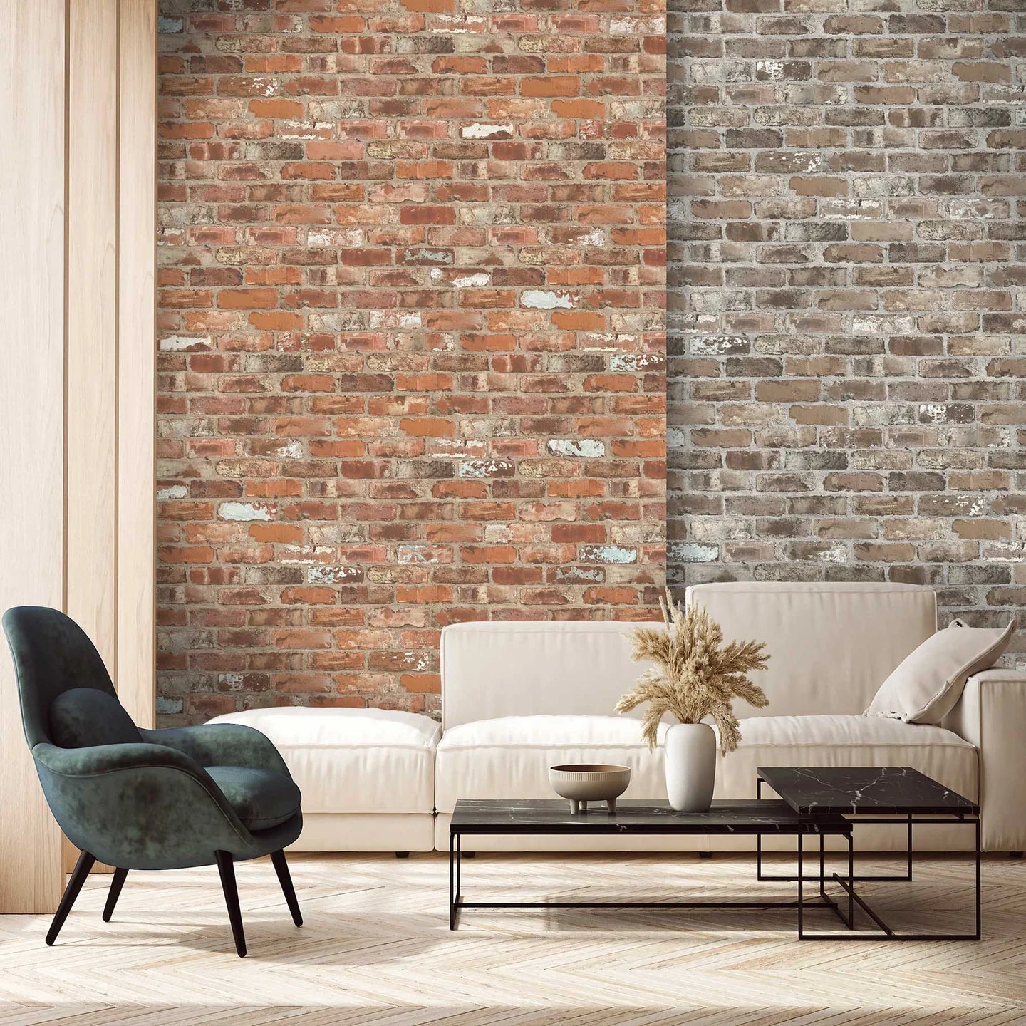 Castlefield Brick Clay Wallpaper by Woodchip & Magnolia