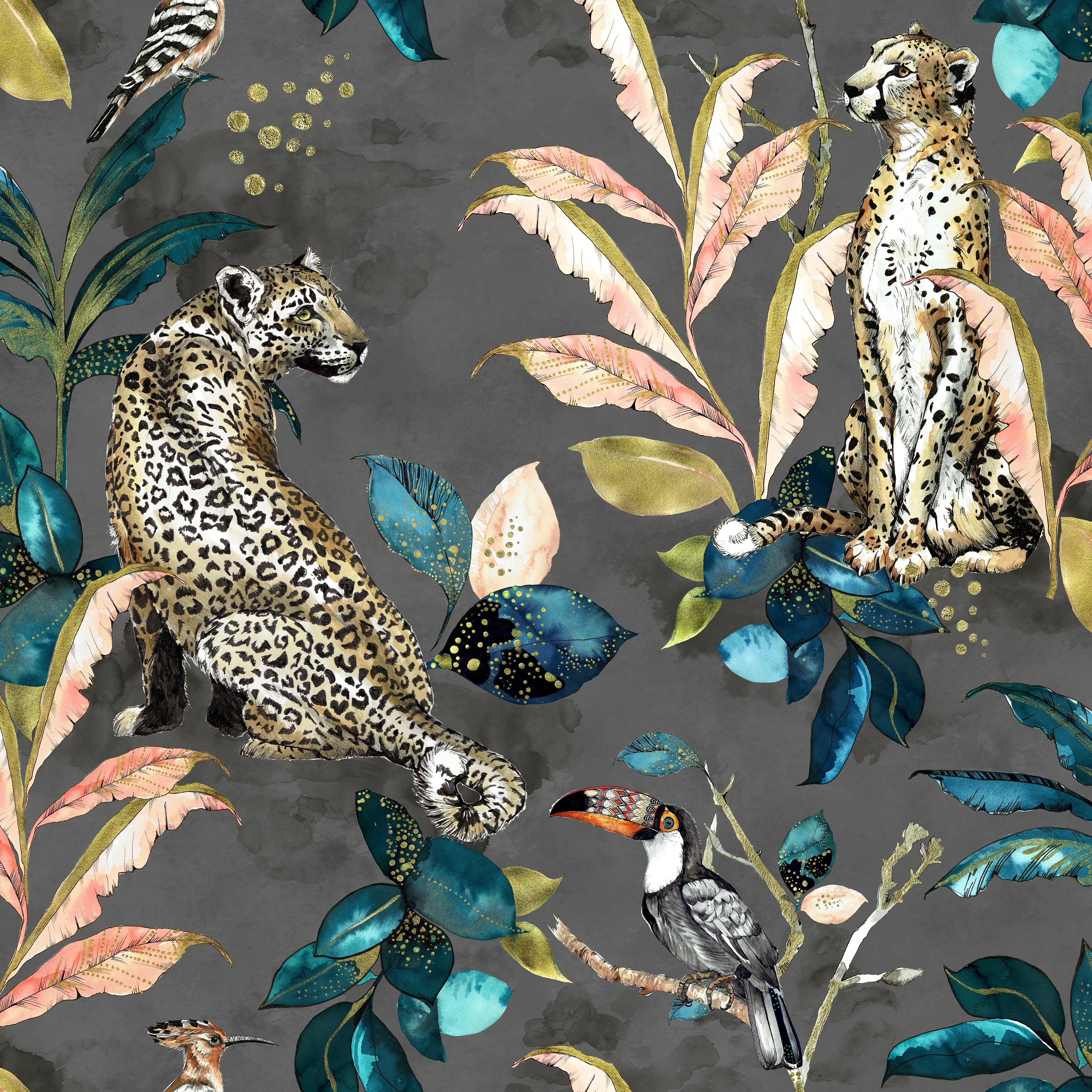 Cheetah Wallpaper by Graduate Collection
