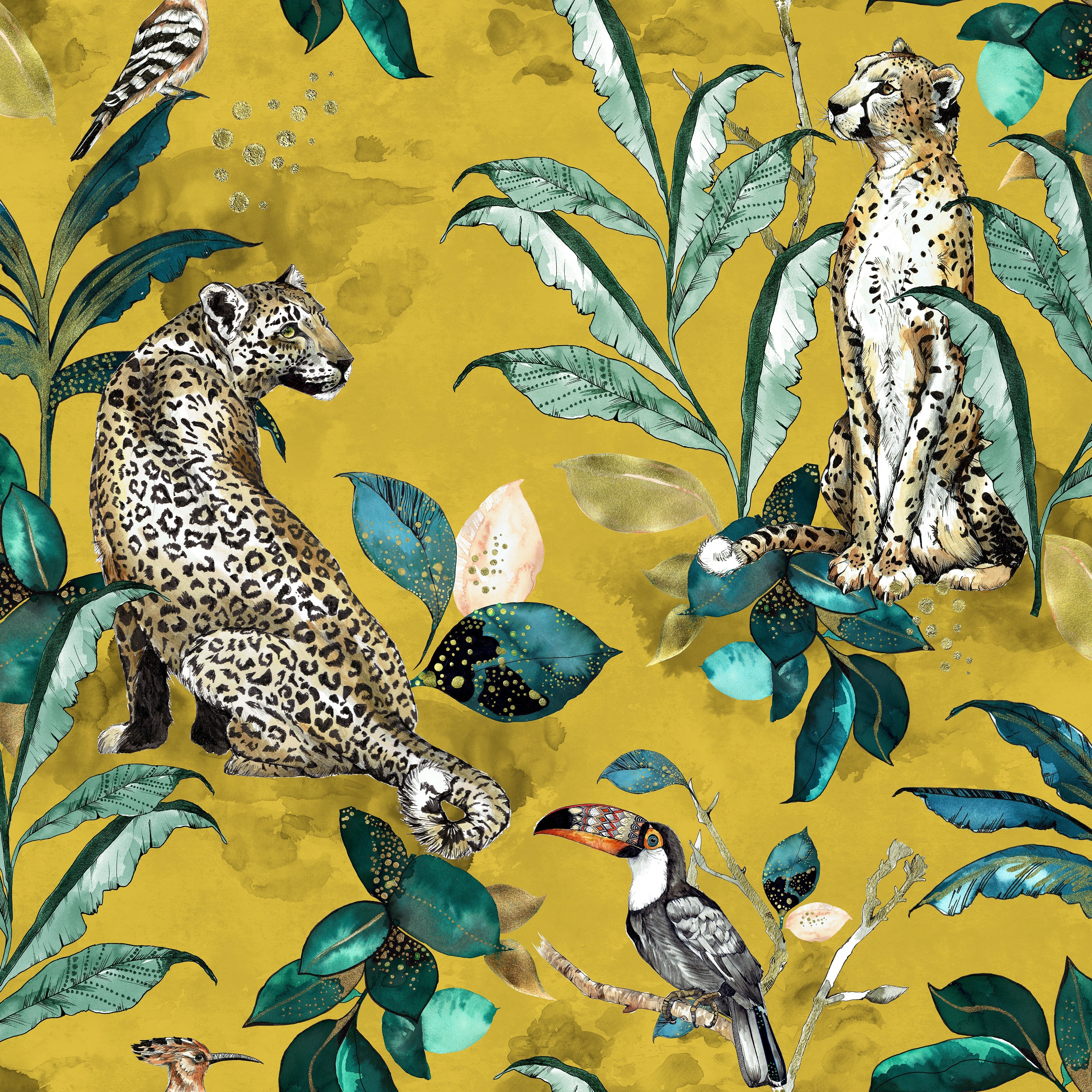 Cheetah Wallpaper by Graduate Collection