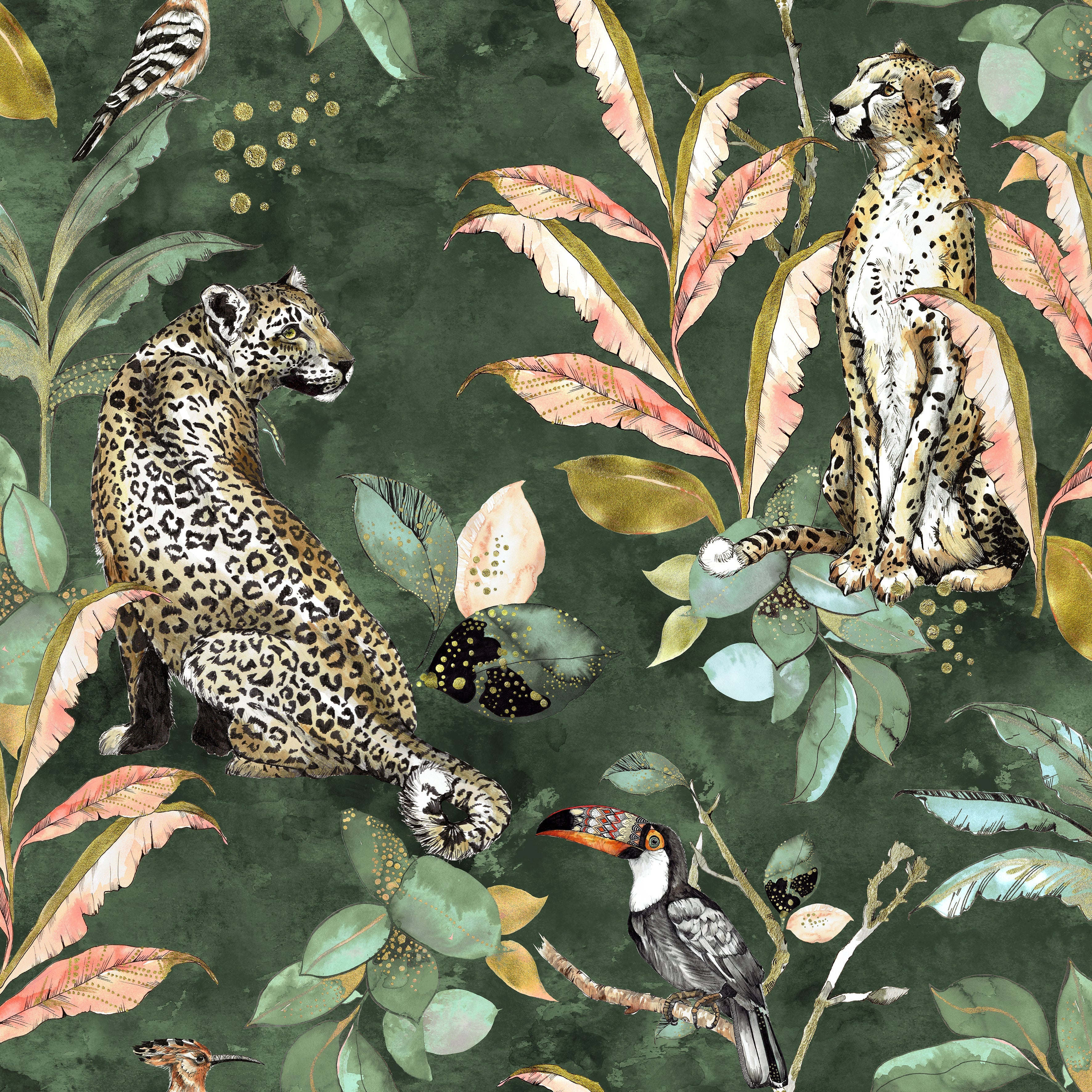 Cheetah Wallpaper by Graduate Collection