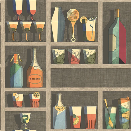 Cocktails Wallpaper by Cole & Son