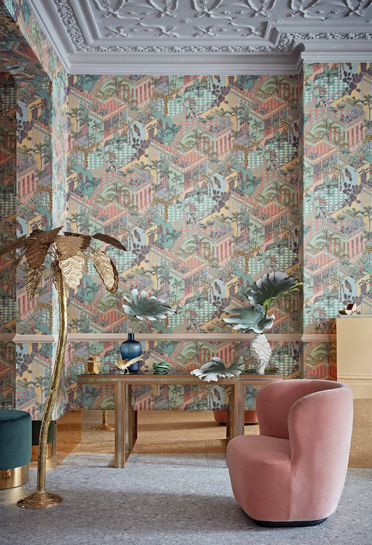 Miami Icons Wallpaper by Cole & Son