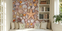Beachside Treasures Mural by HappyWall