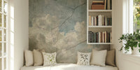 Antique Cloud Fresco Mural by HappyWall