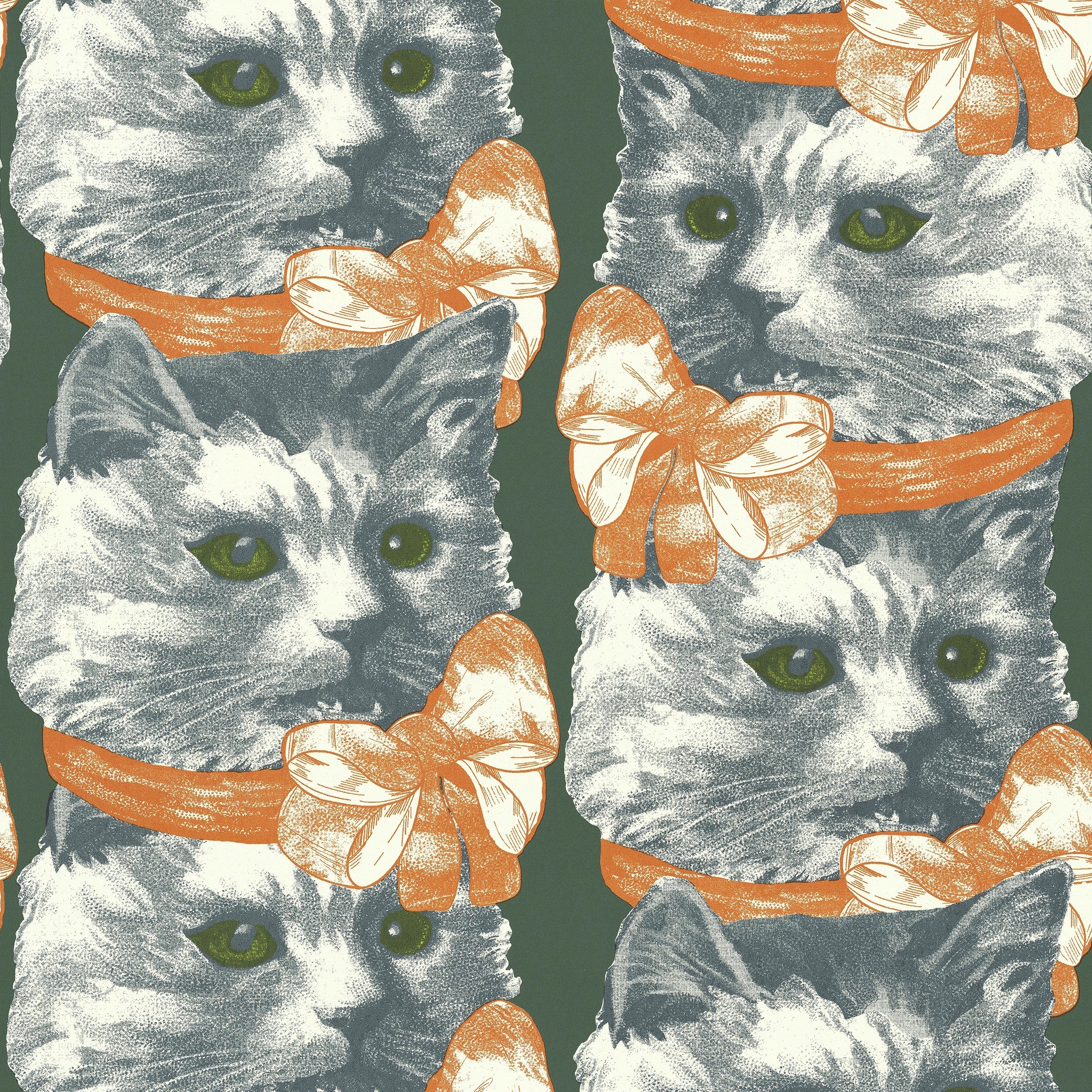 Crazy Cat Lady Wallpaper by Studio Lisa Bengtsson