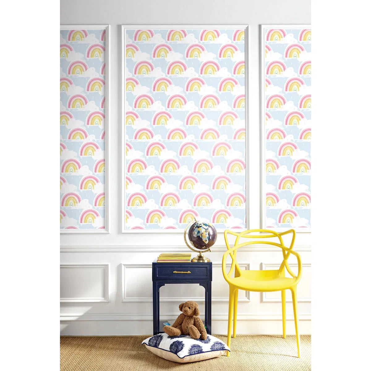 Rainbows Wallpaper by Seabrook Designs (Day Dreamers Collection)