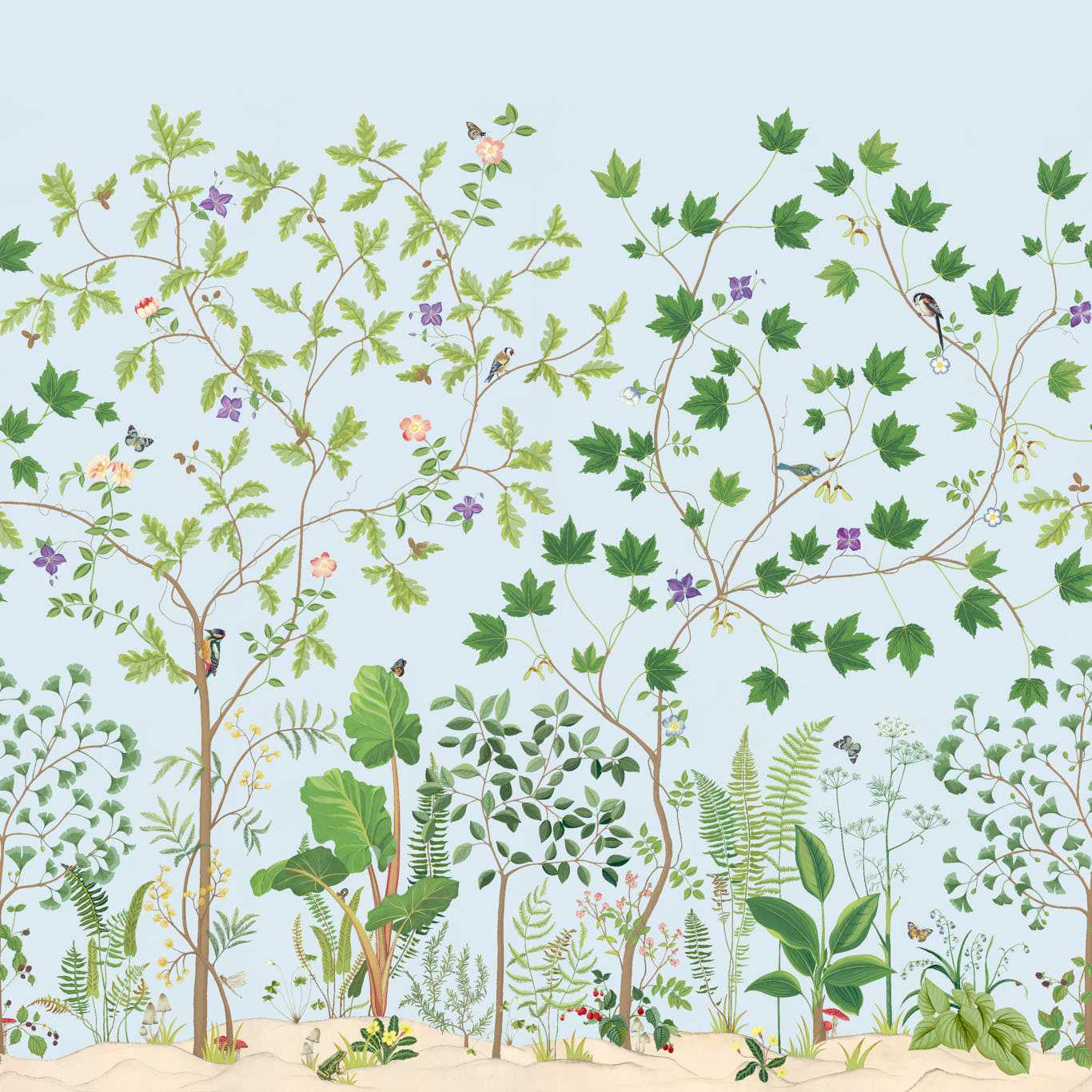 Sycamore and Oak Mural