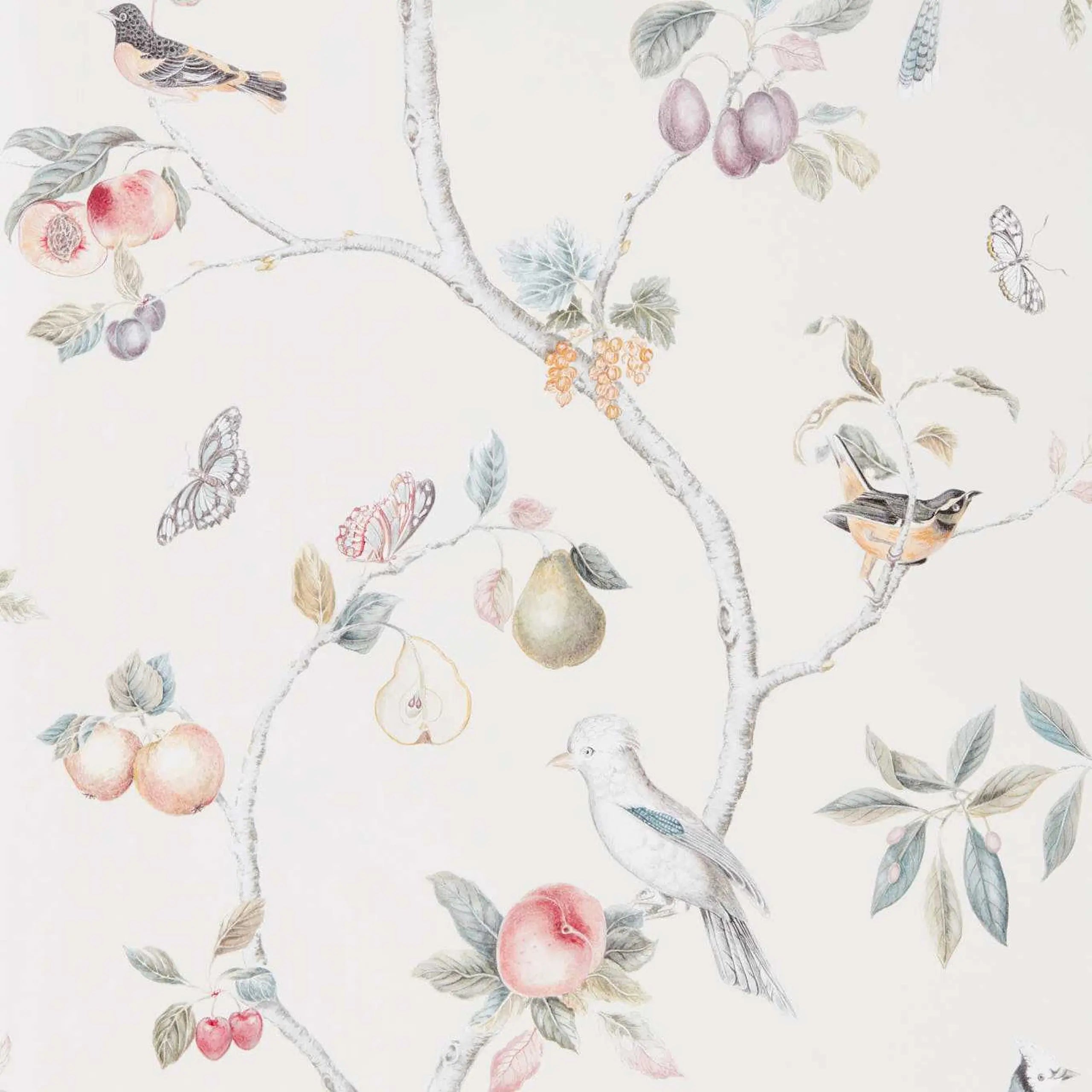 Fruit Aviary Wallpaper by Sanderson