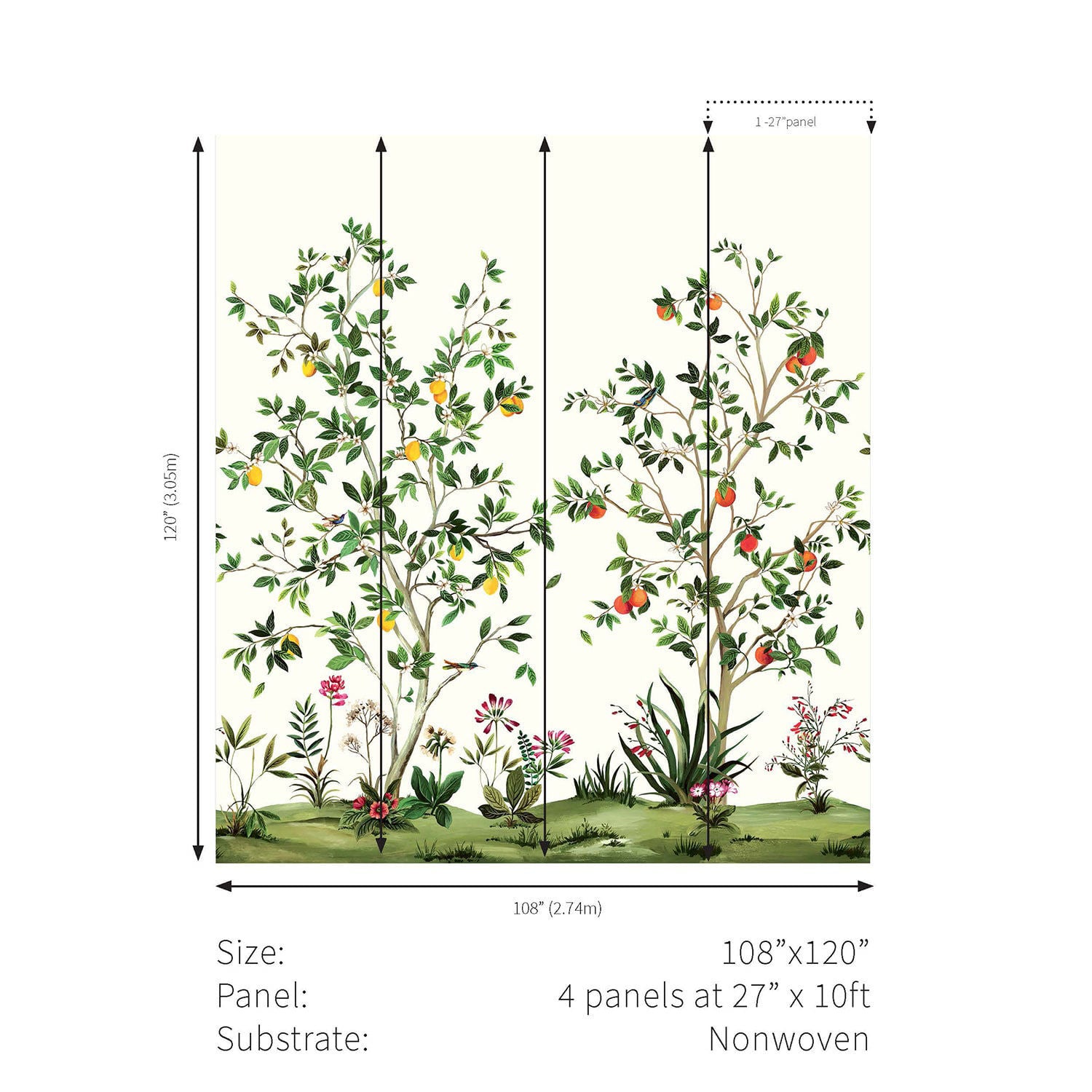 Citrus Grove Mural- Daisy Bennett Mural Collection