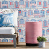 Beach Huts Wallpaper by Sanderson