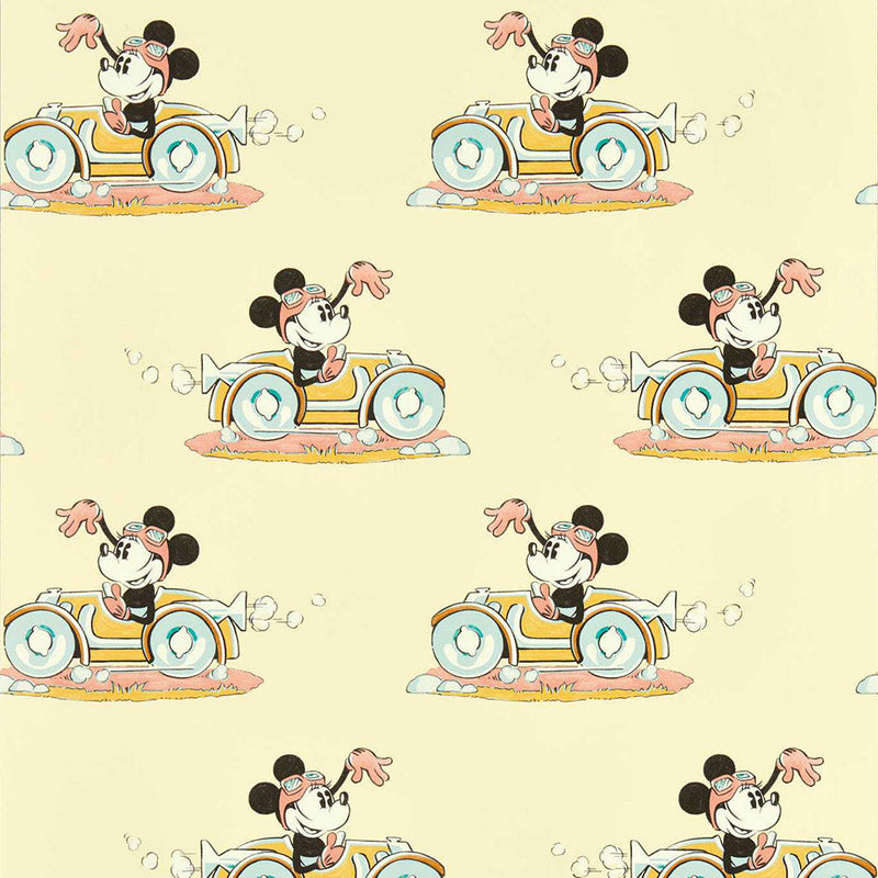 Minnie on the Move Wallpaper by Sanderson