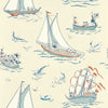Donald Nautical Wallpaper by Sanderson