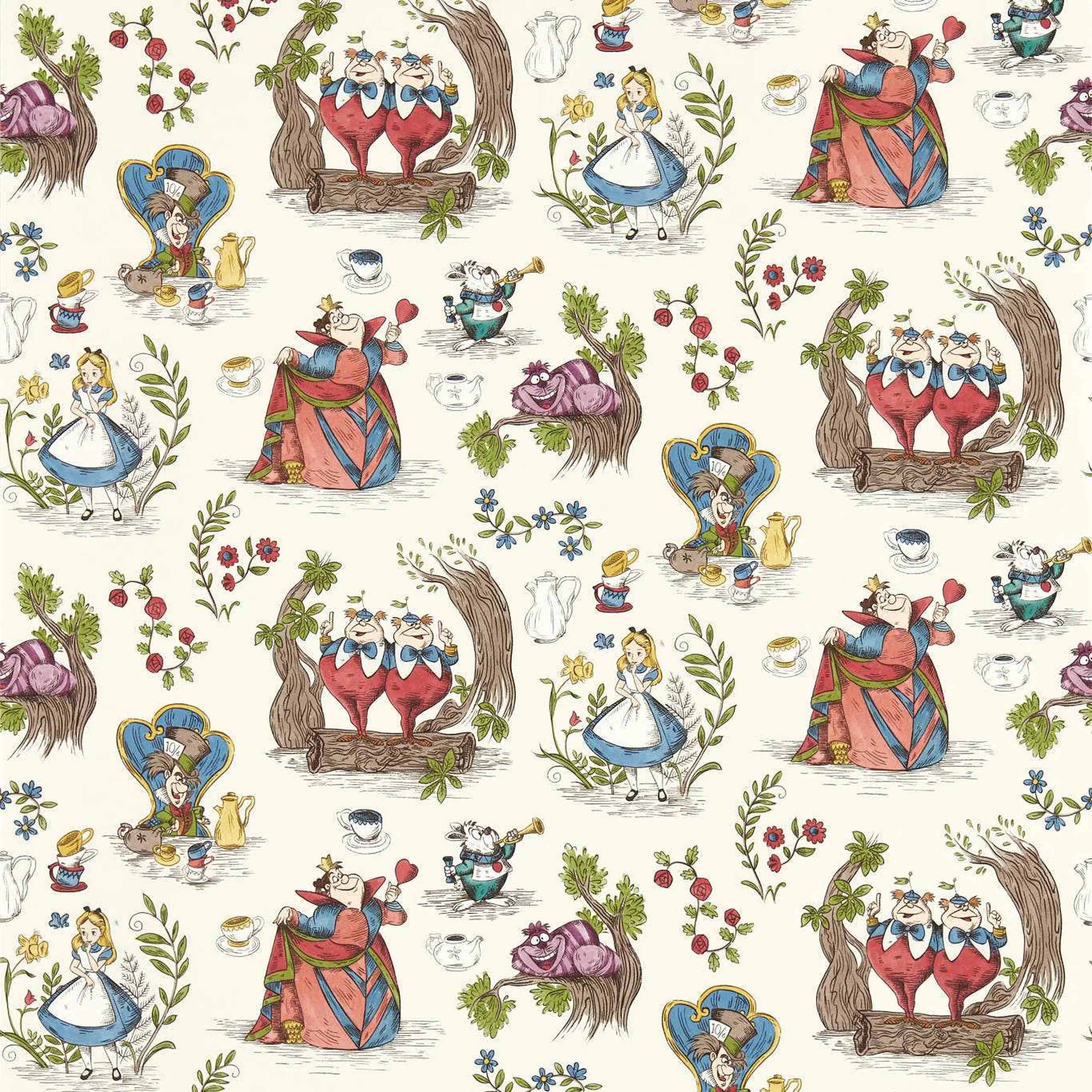 Alice In Wonderland Wallpaper by Sanderson