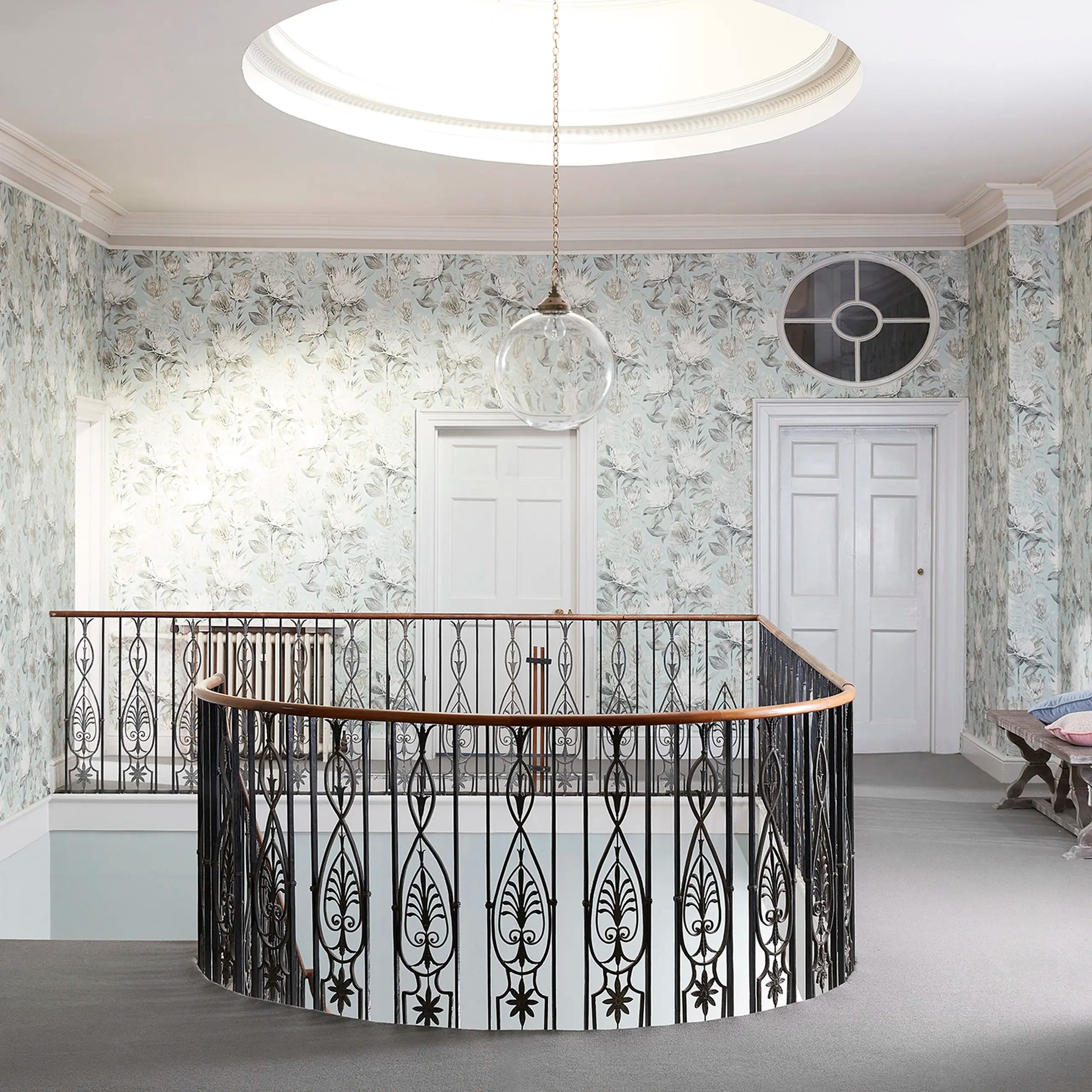 King Protea Wallpaper by Sanderson