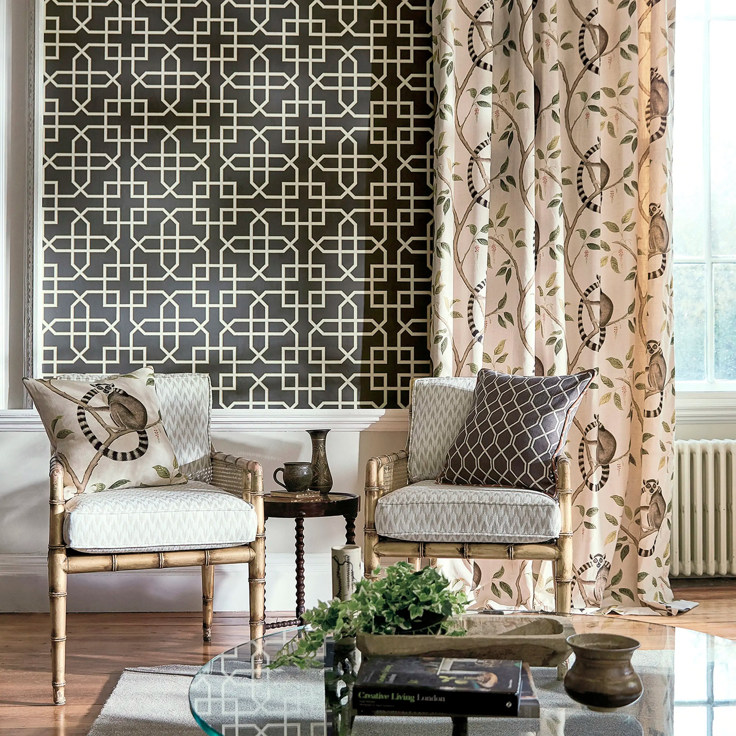 Hampton Trellis Wallpaper by Sanderson