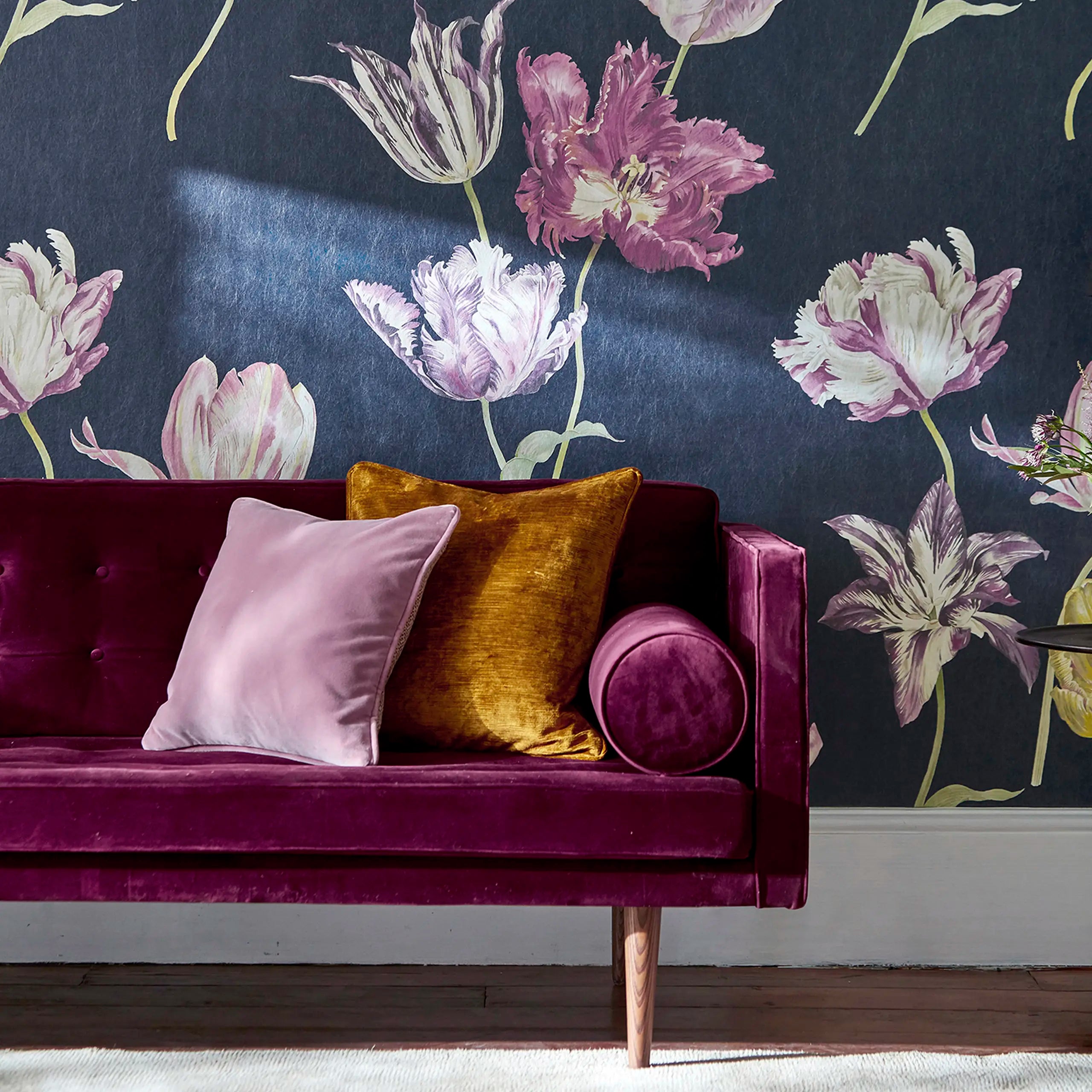Tulipomania Wallpaper by Sanderson (Sold by the Metre)