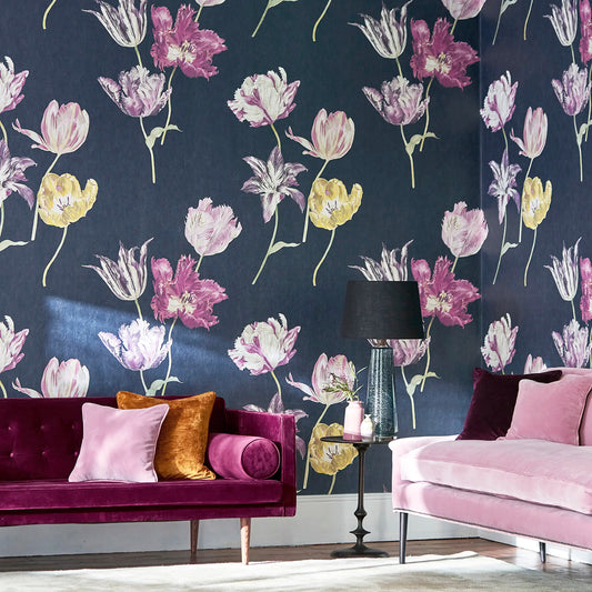 Tulipomania Wallpaper by Sanderson (Sold by the Metre)