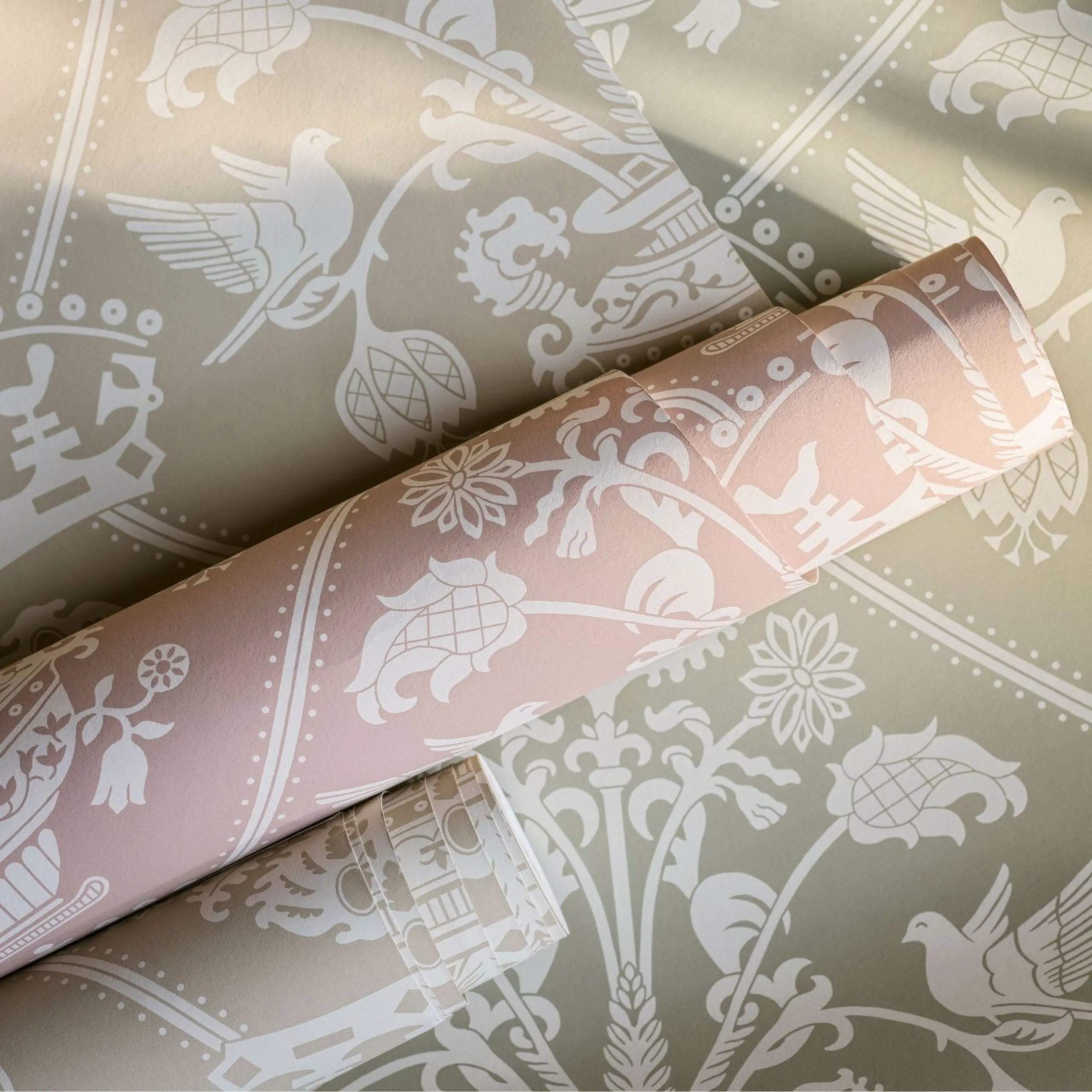 Highgrove Damask Wallpaper  by Sanderson