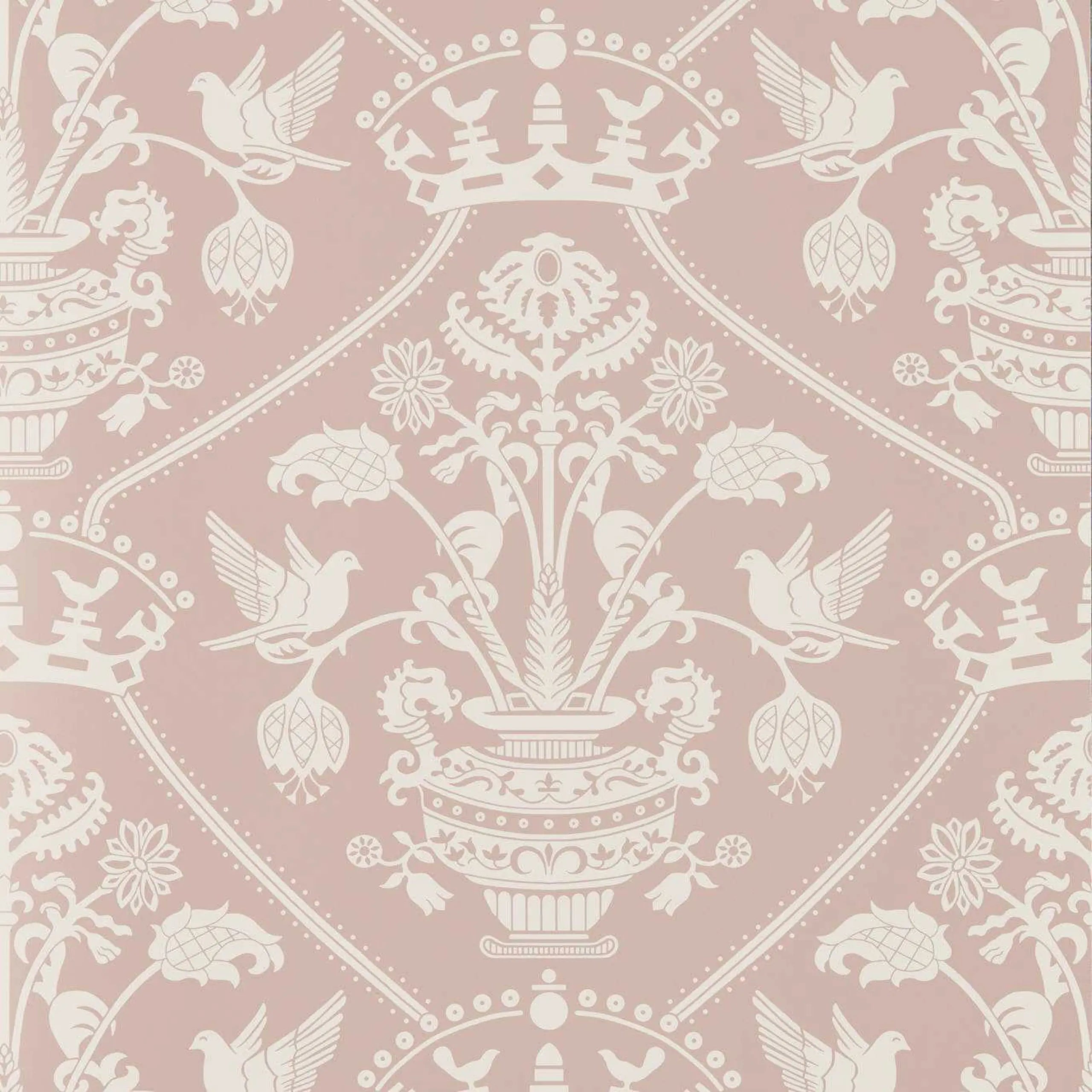 Highgrove Damask Wallpaper  by Sanderson