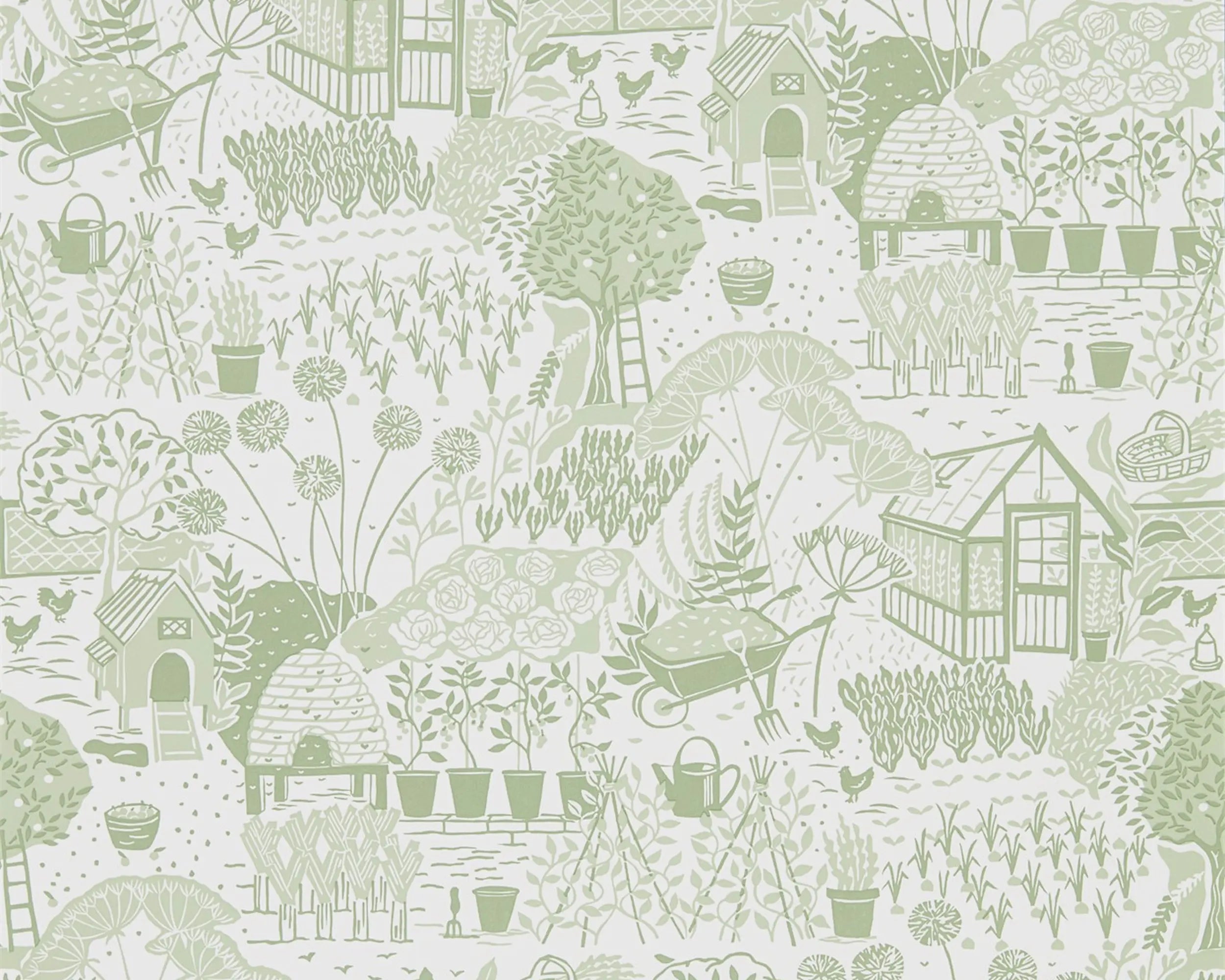 The Allotment Wallpaper by Sanderson