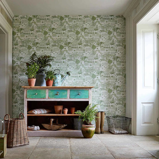 The Allotment Wallpaper by Sanderson