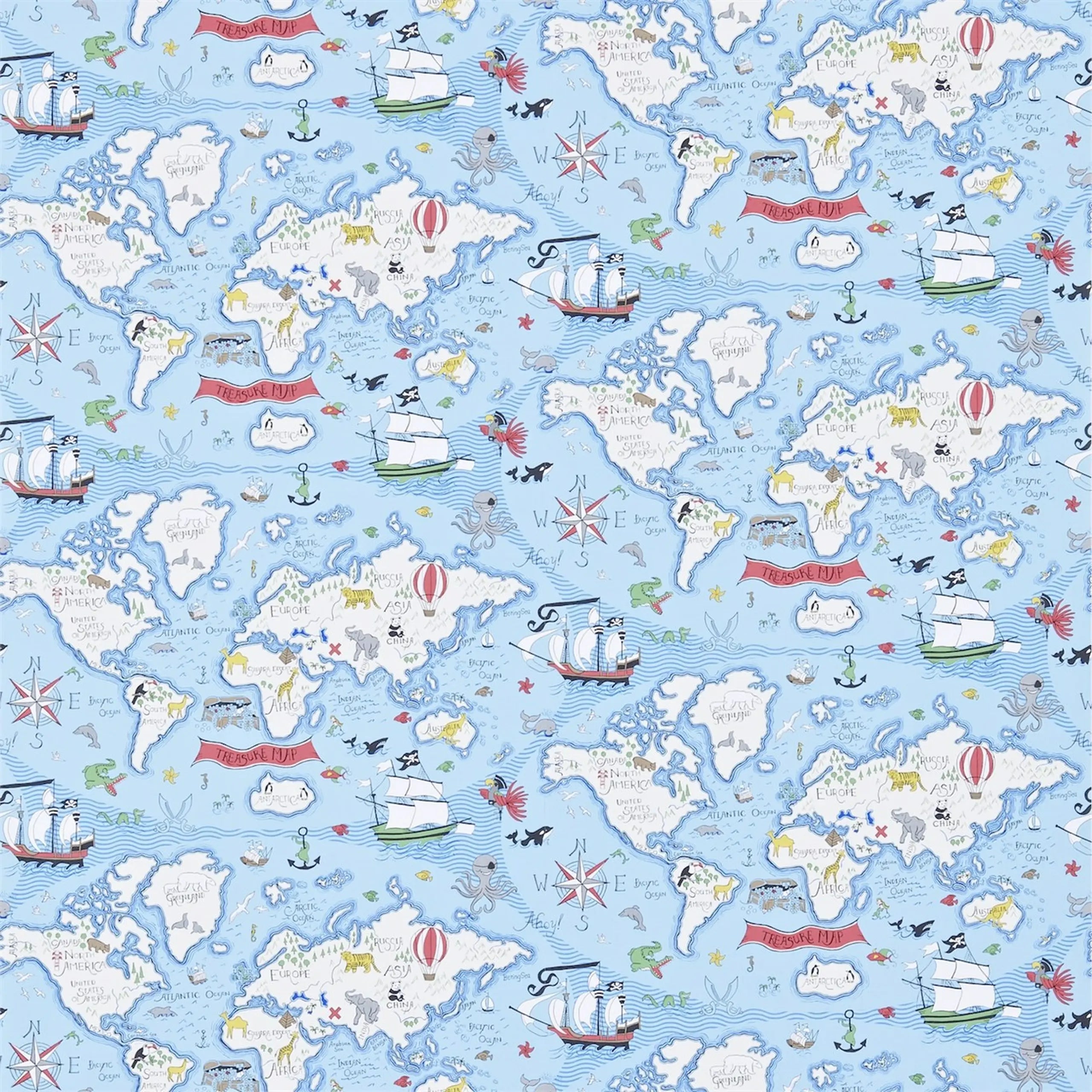 Treasure Map Wallpaper by Sanderson