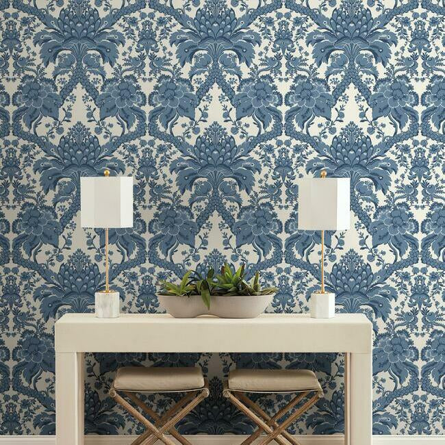 French Artichoke Damask by York Wallcoverings