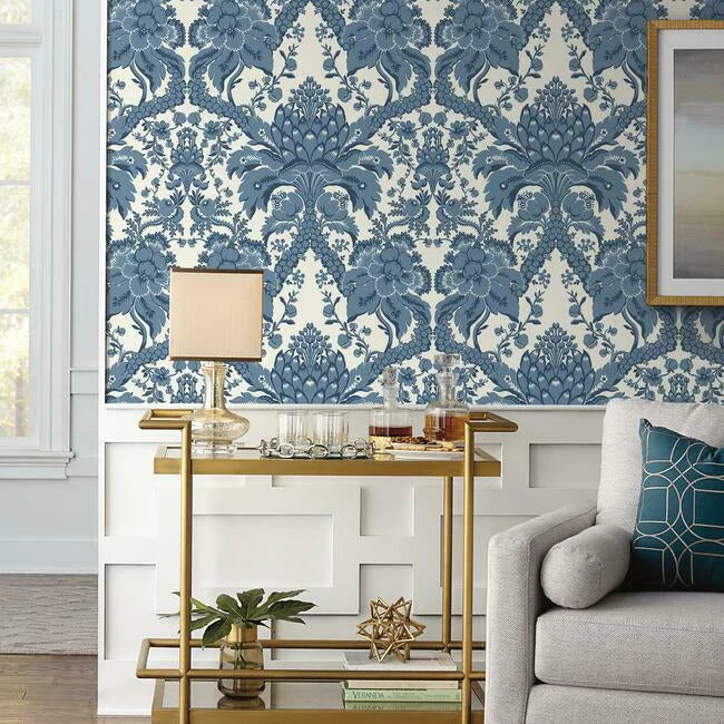 French Artichoke Damask by York Wallcoverings