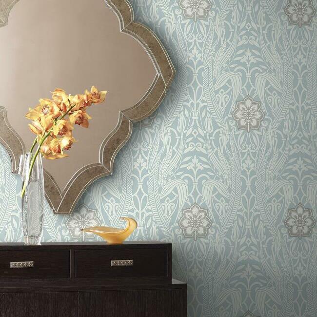Gatsby Damask Wallpaper by York Wallcoverings