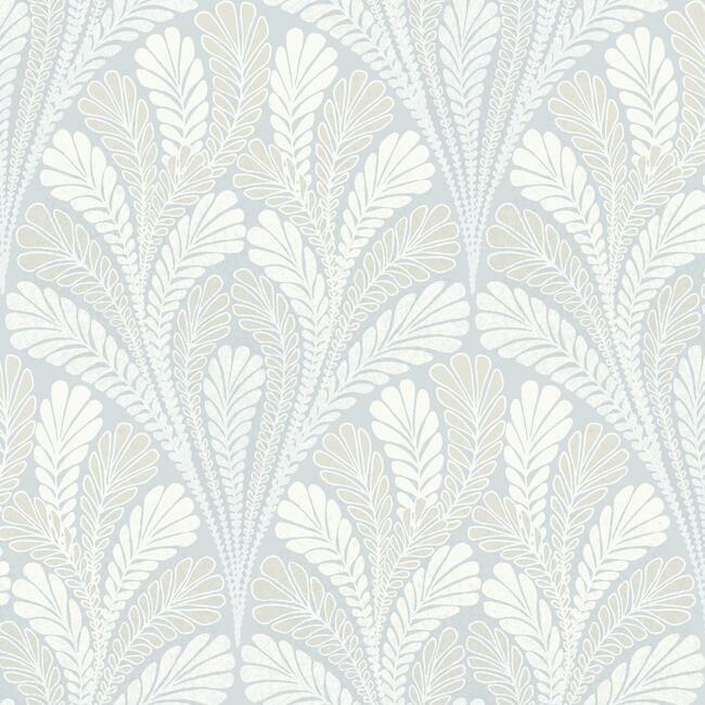Shell Damask Wallpaper