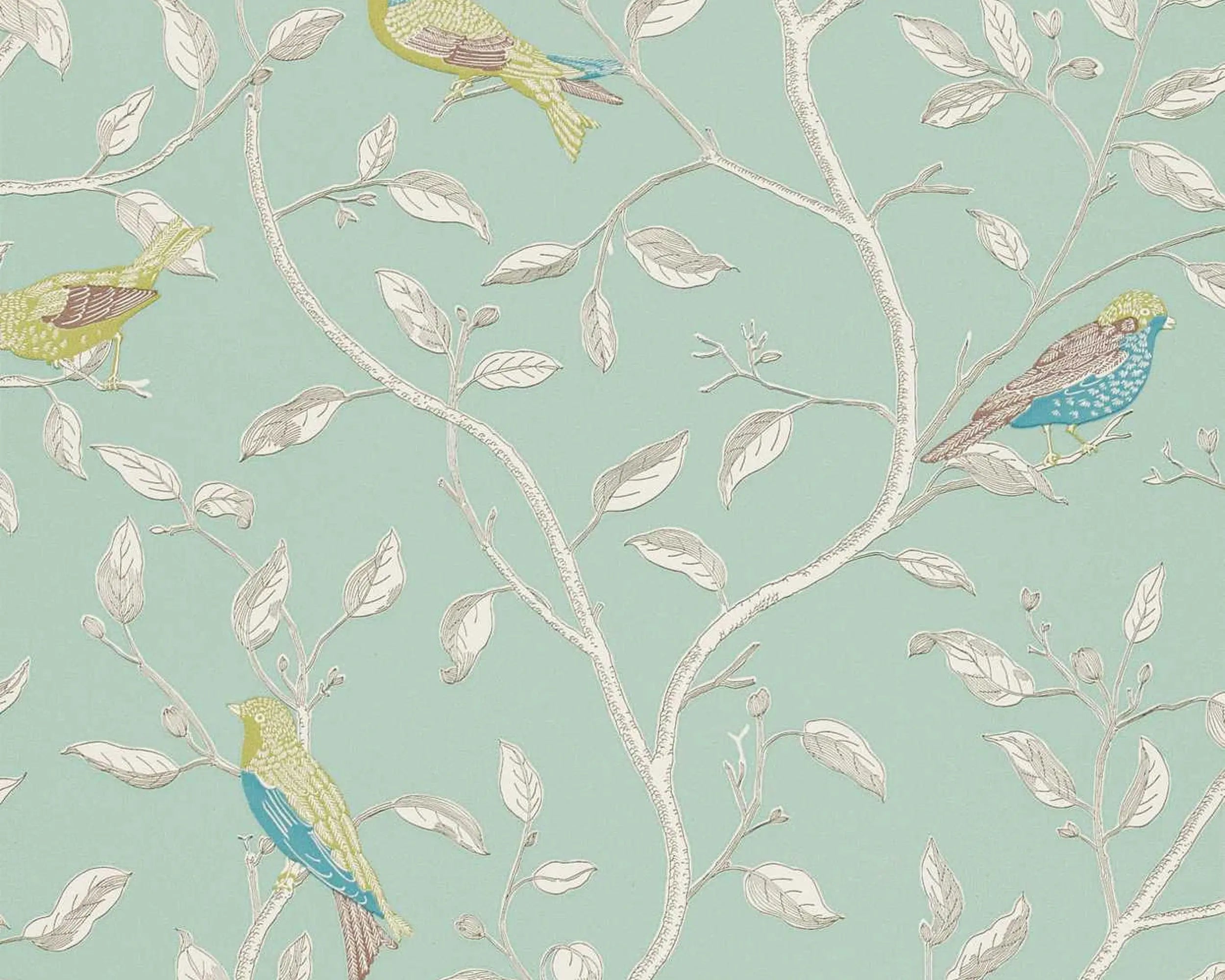 Finches Wallpaper by Sanderson