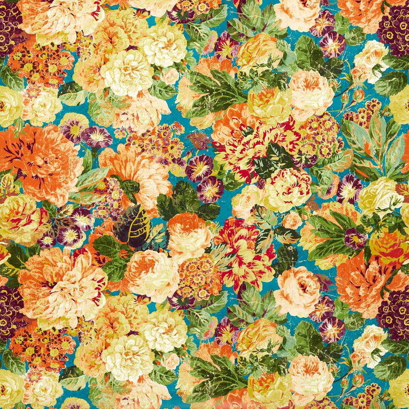 Very Rose & Peony Superwide Wallpaper by Sanderson (Sold per Lineal Metre)