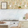 Hollyhocks Wallpaper by Sanderson