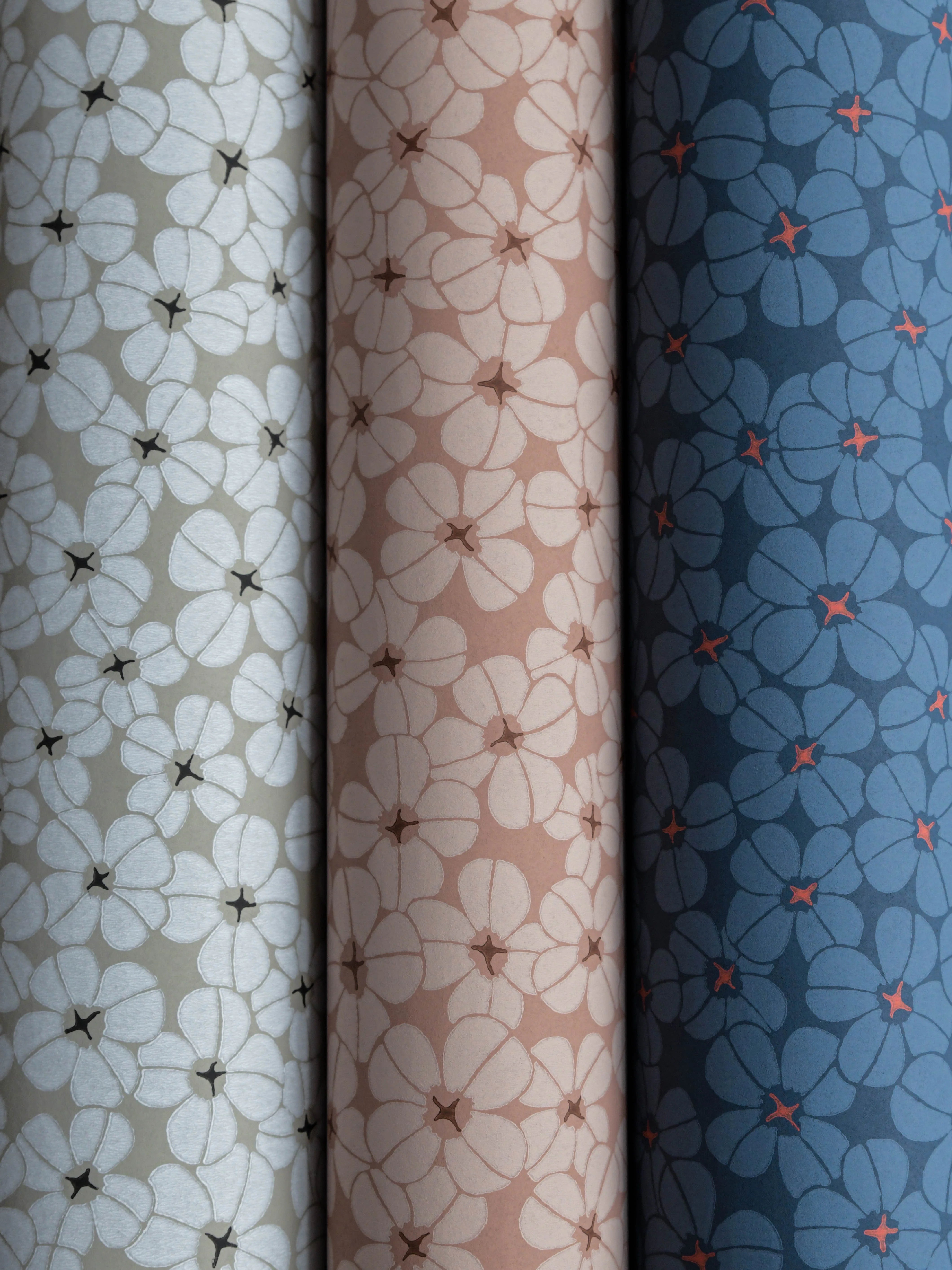 Flower Shower Wallpaper by Långelid Von Brömssen